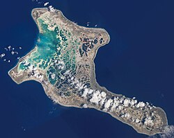 Kiritimati, el atolón con mayor superficie terrestre del mundo.