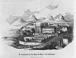 Ex-monasterio de San Miguel del Monte en ruinas