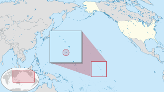 Representación cartográfica detallada de la Isla Jarvis y sus costas