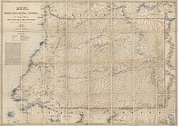 Mapa de Muni o Guinea Continental Española en 1903