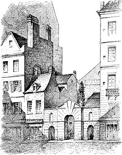 Entrada del Club de los Jacobinos en la calle Saint-Honoré, París