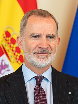 Representación del estandar real y el escudo de armas