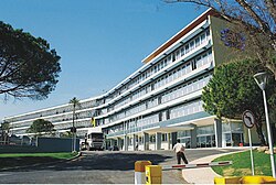 Edificio de la sede de RTP ubicado en Cabo Ruivo, Lisboa.