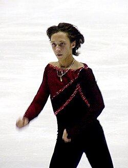 Johnny Weir en el Trofeo NHK de 2004