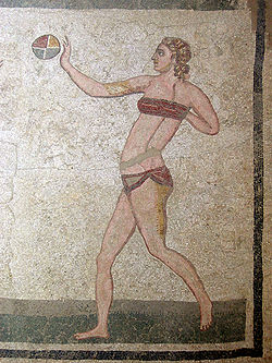 Mosaico romano de la Villa Romana del Casale