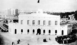 Antigua estación de Plaza de Cataluña, terminal histórica del Ferrocarril de Sarriá