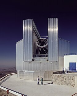 Estructura del Telescopio de Nueva Tecnología