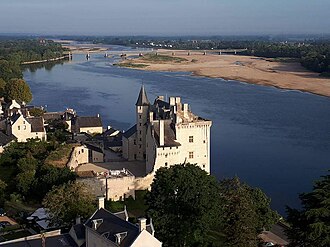 Vista panorámica de Montsoreau