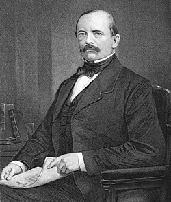 Retrato de Otto von Bismarck.