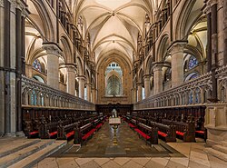 Coro de la catedral de Canterbury