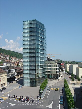 Edificio de la Oficina Federal de Estadística de Suiza en Neuchâtel