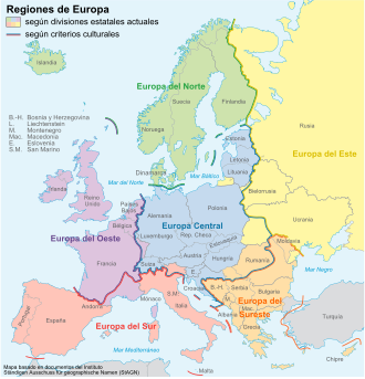 Regiones culturales de Europa