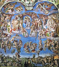 El Juicio Final, fresco de Miguel Ángel en la Capilla Sixtina