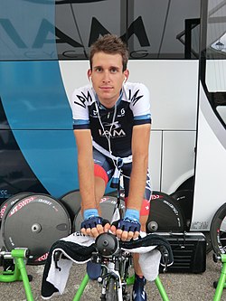 Retrato del ciclista Sébastien Reichenbach