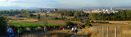 Vista panorámica representativa de Vitoria, Capital Verde Europea 2012