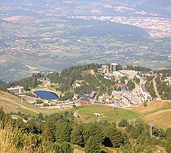Paisaje montañoso representativo de la zona de Chamrousse