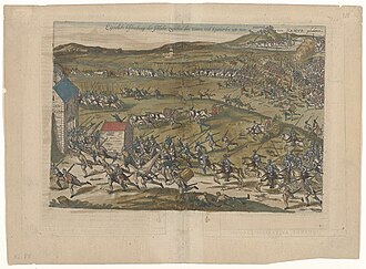 Representación histórica de la batalla de Gembloux