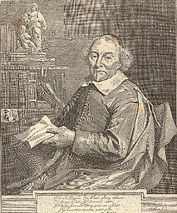 Antiguo grabado de Joost van den Vondel