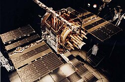 Satélite NAVSTAR GPS en órbita