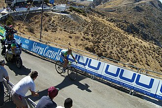 Óscar Sevilla en la Vuelta a Andalucía