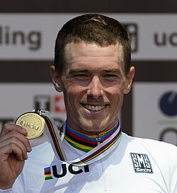Fotografía del ciclista australiano Rohan Dennis