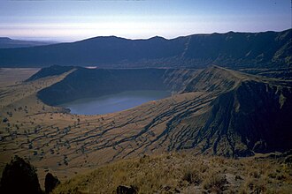Paisaje y relieve montañoso en Darfur