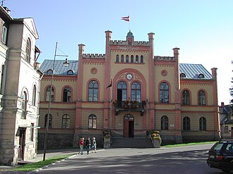 Vista panorámica de Kuldīga