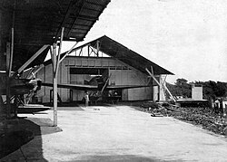 Hangar de la SCADTA en 1922