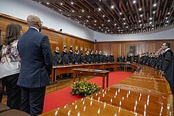 Magistrados del Consejo de Estado tomando posesión.