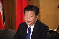 Xi Jinping durante una visita oficial a Londres, en octubre de 2015.