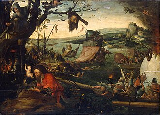 San Cristóbal, óleo sobre lienzo, 71 x 98,5 cm. San Petersburgo, Museo del Hermitage