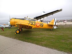Avión histórico North American T-6 Texan de la Fundación Infante de Orleans