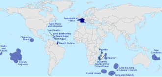 Territorios y ZEE de Francia