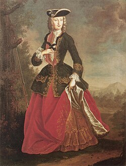 Retrato de la emperatriz consorte Isabel Cristina de Brunswick-Wolfenbüttel