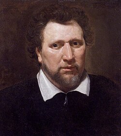 Retrato de Ben Jonson basado en una obra de Abraham van Blijenberch.