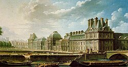 Palacio de las Tullerías visto desde el Quai d'Orsay