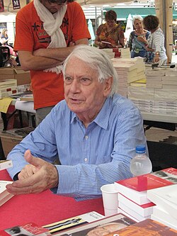 Jorge Semprún fotografiado en Montpellier en 2009