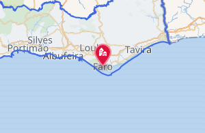 Mapa político y administrativo del distrito de Faro