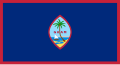 Mapa detallado del territorio insular de Guam en el Pacífico occidental