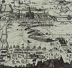 Boceto del asedio de Haarlem