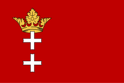 Bandera de la Ciudad Libre de Dánzig