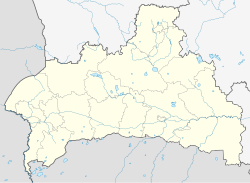 Mapa de ubicación de Brest en la provincia de Brest