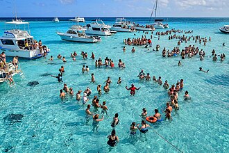 Playa en Gran Caimán