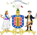 Tercer diseño de escudo propuesto por William Barton en 1782