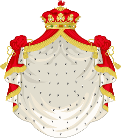 Manto heráldico de la Grandeza de España