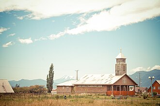 Iglesia de Contao en Hualaihué.