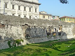 Restos arqueológicos del anfiteatro romano de Padua