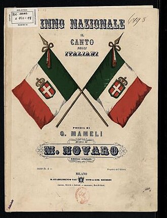 Portada de la edición de 1860 impresa por Tito I Ricordi