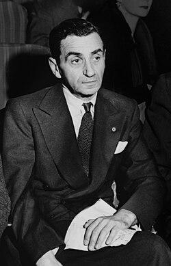 Fotografía histórica de Irving Berlin tomada en el año 1948.