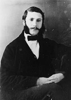 Retrato de Henry Dunant, fundador de la Cruz Roja